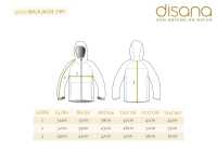 Disana Walk-Jacke Zipp 98/104 indigo Schurwoll kbT GOTS