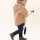 Disana Walk-Jacke Zipp 98/104 karamell Schurwoll kbT GOTS