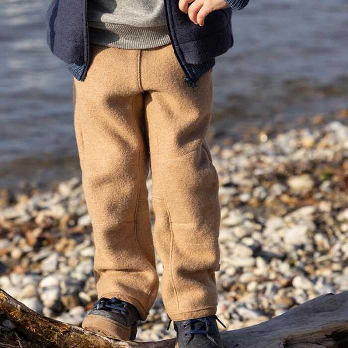 Disana Kinder Walk-Hose mit Strickbund Schurwolle kbT GOTS