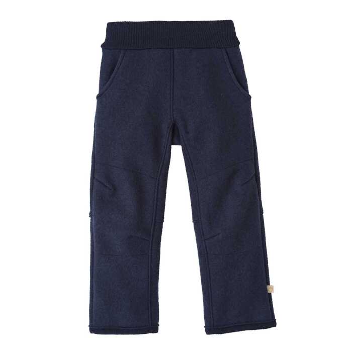 Disana Kinder Walk-Hose mit Strickbund 98/104 Indigo Schurwolle kbT GOTS