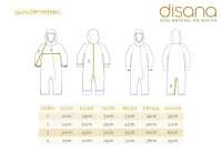 Disana Kinder Zipp-Overall 110/116 indigo Walk Schurwolle kbt GOTS