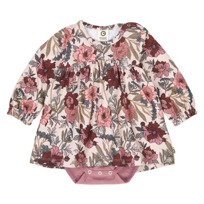 Müsli Bodykleid Baby Bliss dress body Baumwolle kbA