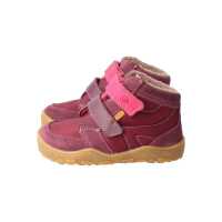 BLifestyle biberSTYLE TEX 26 pflaume Wollvliesfutter Kinder Barfußschuh