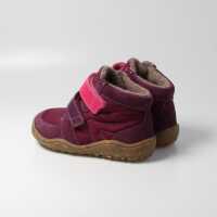 BLifestyle biberSTYLE TEX 26 pflaume Wollvliesfutter Kinder Barfußschuh