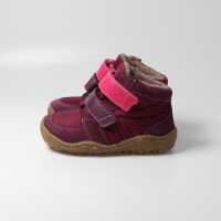 BLifestyle biberSTYLE TEX 26 pflaume Wollvliesfutter Kinder Barfußschuh