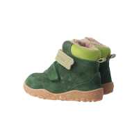 BLifestyle gibbonSTYLE TEX 23 waldgrün velour  Winterstiefel mit Wollfutter Barfußschuh