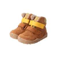 BLifestyle gibbonSTYLE TEX 23 haselnuss velour Kinder Winterstiefel Barfußschuh
