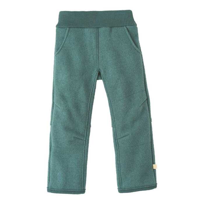 Disana Kinder Walk-Hose mit Strickbund 134/140 Eukalyptus Schurwolle kbT GOTS