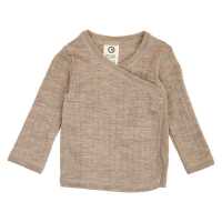 Müsli Baby Wickeljacke aus Merinowolle GOTS balsam...