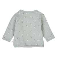 Müsli Baby Wickeljacke Cardigan gemustert Baumwolle kbA GOTS