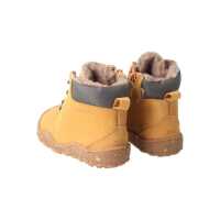 BLifestyle schwarzbärSTYLE TEX mit Wollfutter Barfuß Winterstiefel 25 sand