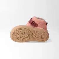 BLifestyle waschbärSTYLE altrosa breit Wollvlies Barfußschuh 24