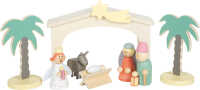 small foot Spielset Holzkrippe Weihnachtsgeschichte