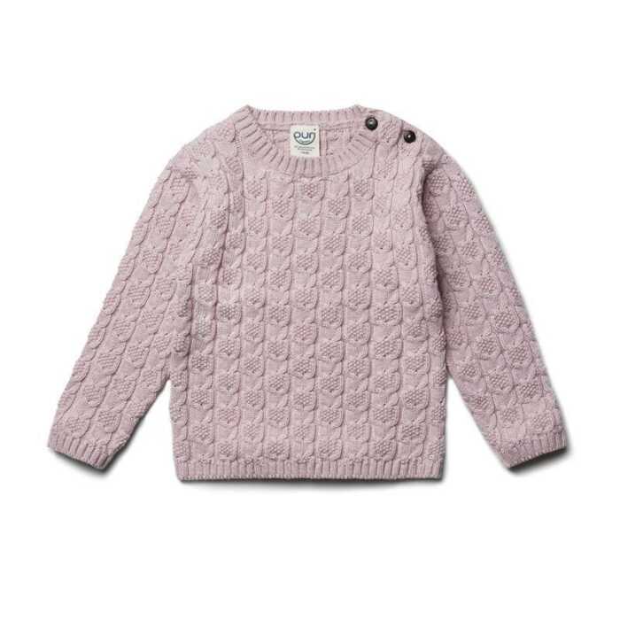 Puri Baby Pullover Struktur Bio Baumwolle / Schurwolle GOTS