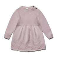 Puri Baby Ajour Kleid rosa 74/80 Bio Baumwolle /...