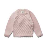 Puri Baby Kimono Ajour Wickelpullover Bio Baumwolle /...