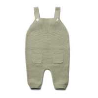 Puri Baby Latzhose Krausstrick Baumwolle kbT/Seide GOTS