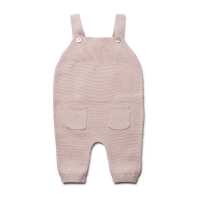 Puri Baby Latzhose Krausstrick Baumwolle kbT/Seide GOTS...