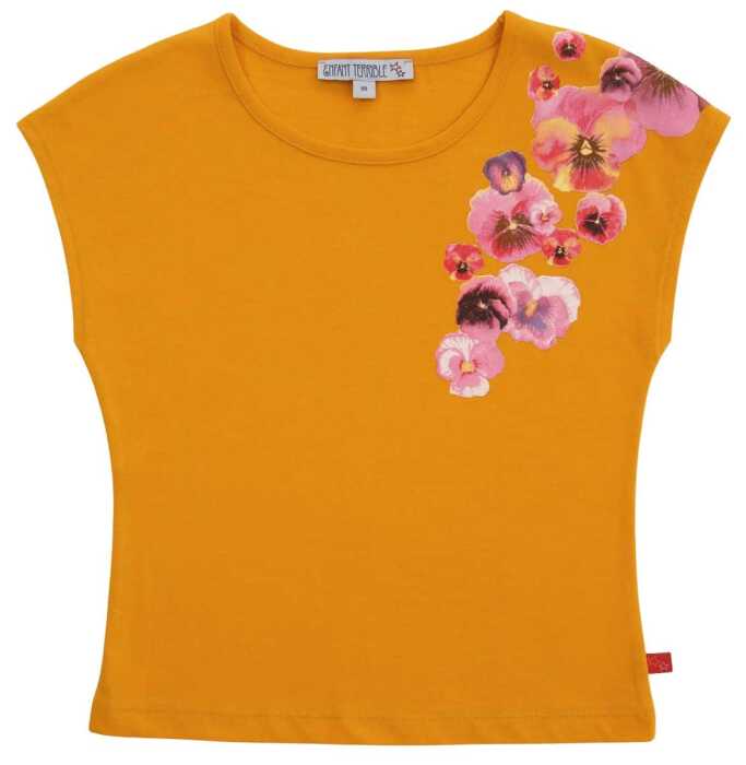 Enfant Terrible Top mit Blumendruck sun Kinder T-Shirt kurzarm