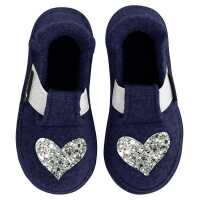 Nanga I heart U 2.0 dunkelblau Slipper 100% Schurwolle