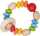 Goki Baby Greifling Elastik Regenbogenlinsen 0+ aus Holz