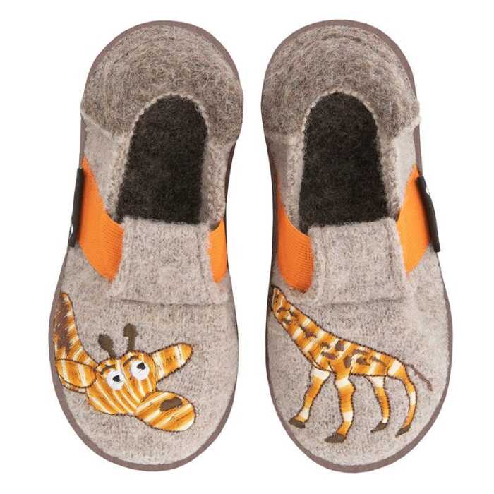 Nanga Lazy Giraf 2.0 natur Slipper 100% Schurwolle