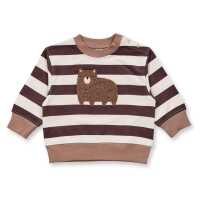 Sense Organics SIAM Baby Sweater Dunkelbraun geringelt...