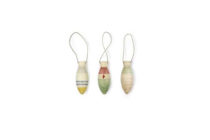 Grapat 3 Ornamente Winter Sparkles Weihnachtsdeko ab 10 Monate