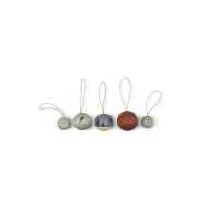 Grapat 5 Ornamente Wish balls Weihnachtsdeko 3+ Holz
