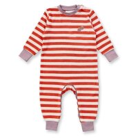 Sense Organics Viktor Baby Strampler 50/56 rot-weiss...