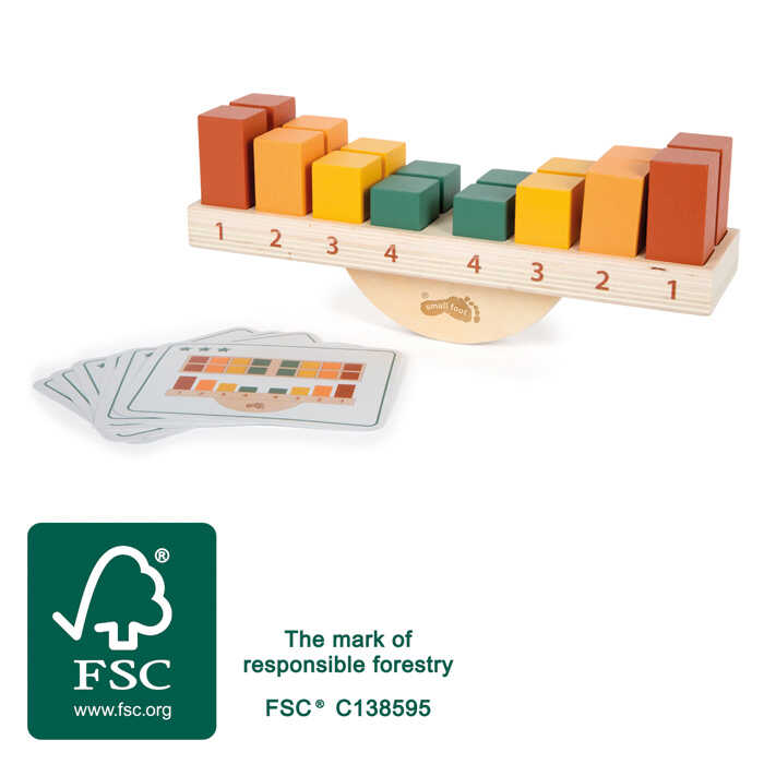 small foot Montessori Balancierspiel Holz 3+