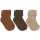MP Denmark Wollripp Babysocke 3er Pack aus Schurwolle pecan pie 25/28