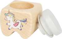 small foot Milchzahndose Holz Einhorn