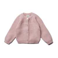 Puri Baby Cardigan Perlfangstrick Schurwolle kbT/Seide