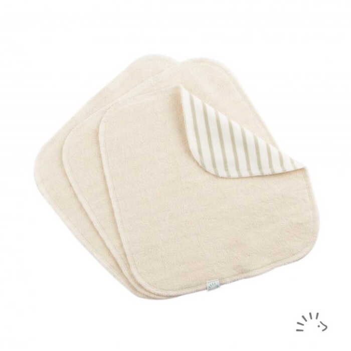 Popolini 3 cleaning wipe style DOUBLE sand natur