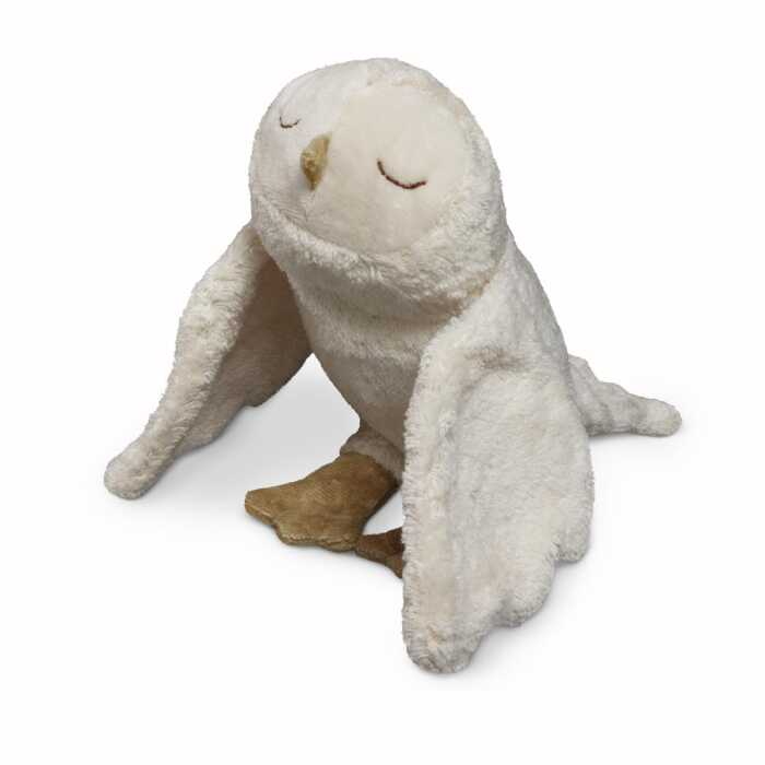 Senger Kuscheltier Schneeeule klein | weiß Wärmekissen