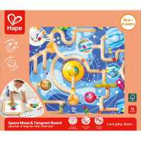 Hape Labyrinth- & Tangram-Tafel „Weltraum”