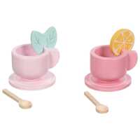 Goki Teeservice Bunte Teestunde Kinder Spielzeug Holz 3+