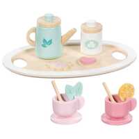 Goki Teeservice Bunte Teestunde Kinder Spielzeug Holz 3+