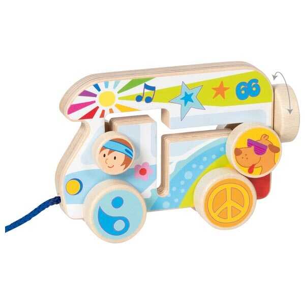 Goki Ziehfahrzeug Camper Van 1+