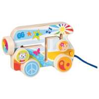 Goki Ziehfahrzeug Camper Van 1+
