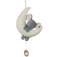 Efie Spieluhr Elefant auf Mond (Mozarts Wiegenlied /...