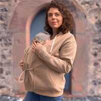 Mamalila Sweat-Tragejacke London sand