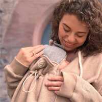 Mamalila Sweat-Tragejacke London sand