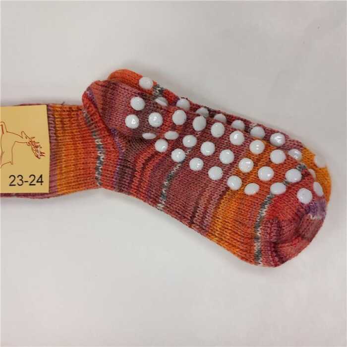 Hirsch Natur Kinder Stoppersocken Obst Wolle kbT GOTS