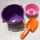 Spielstabil Sand-Set 3-teilig Sunset Pop 3-teilig Eimer lila /Schaufel orange/Gugelhupf rosa