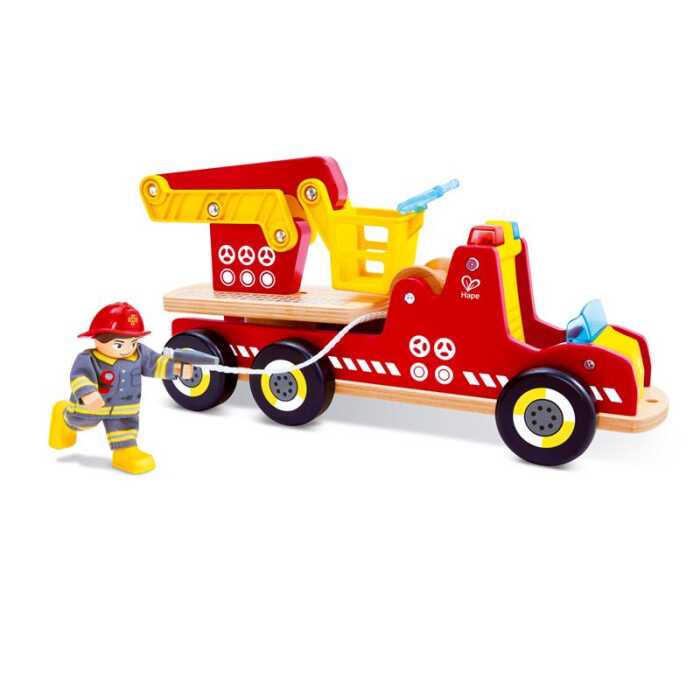 Hape Spielzeug-Feuerwehrauto mit Sirene & Licht 2-8 Jahre