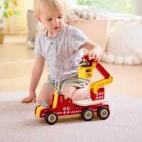 Hape Spielzeug-Feuerwehrauto mit Sirene & Licht 2-8 Jahre