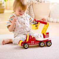 Hape Spielzeug-Feuerwehrauto mit Sirene & Licht 2-8 Jahre