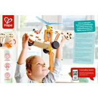 Hape„To the Rescue“ Rettungshubschrauber-Set Kinder Spielzeug